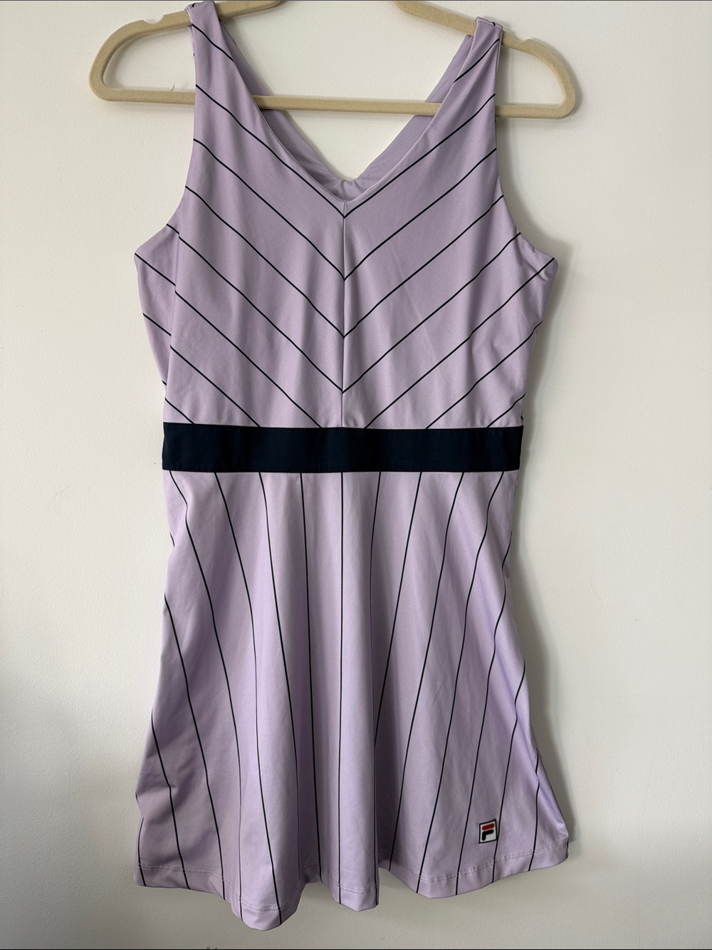 Fila Lavender and Navy Striped Tennis Dress